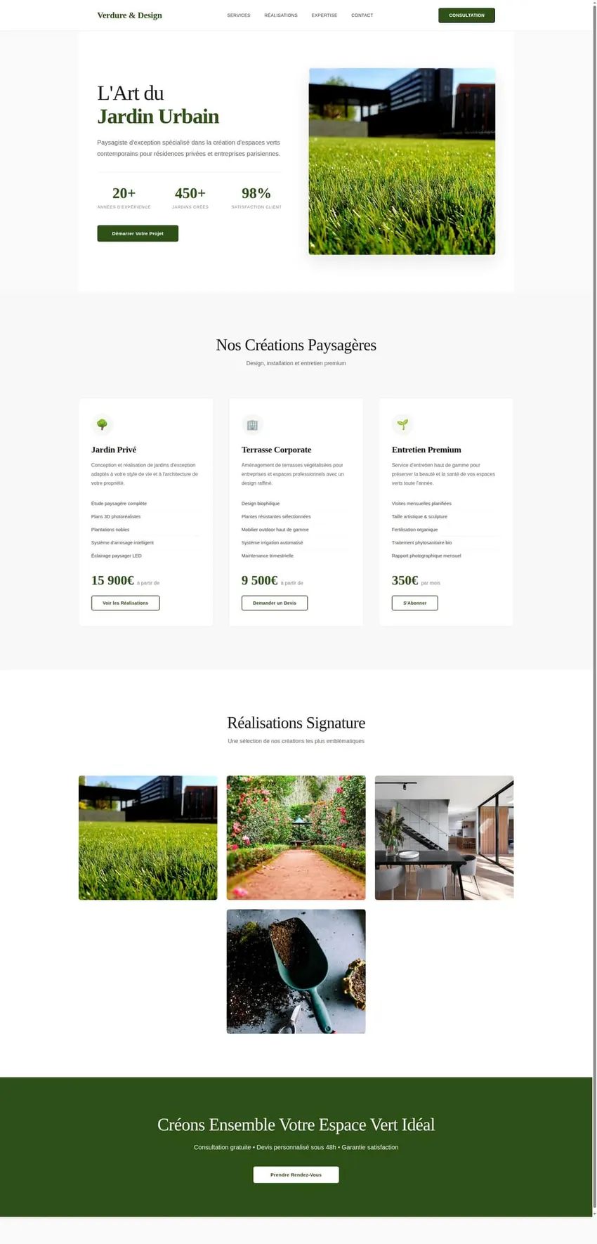 Exemple de site réalisé par AWEMA
